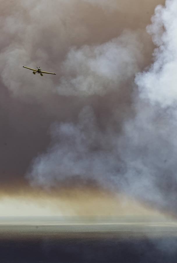 Fotos del incendio de la Granadella, en Xàbia y Benitatxell