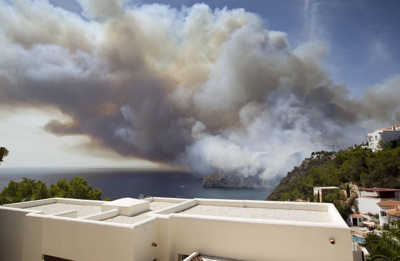 Fotos del incendio de la Granadella, en Xàbia y Benitatxell