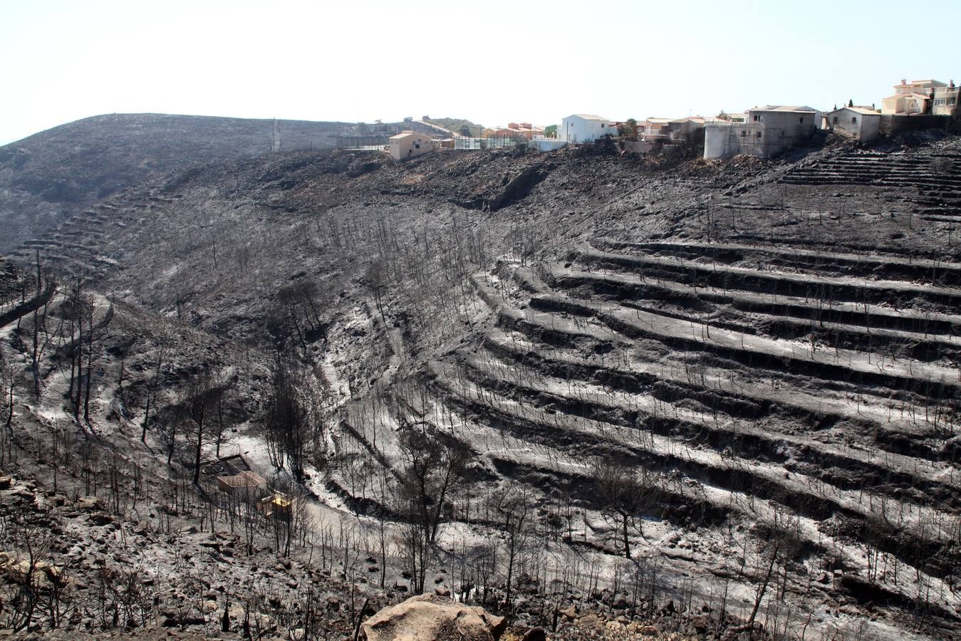 Fotos del incendio de la Granadella, en Xàbia y Benitatxell