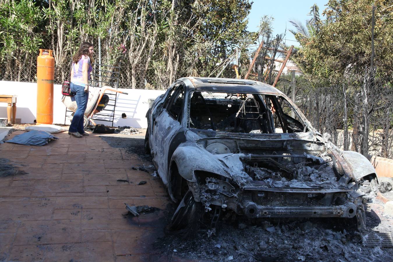 Fotos del incendio de la Granadella, en Xàbia y Benitatxell