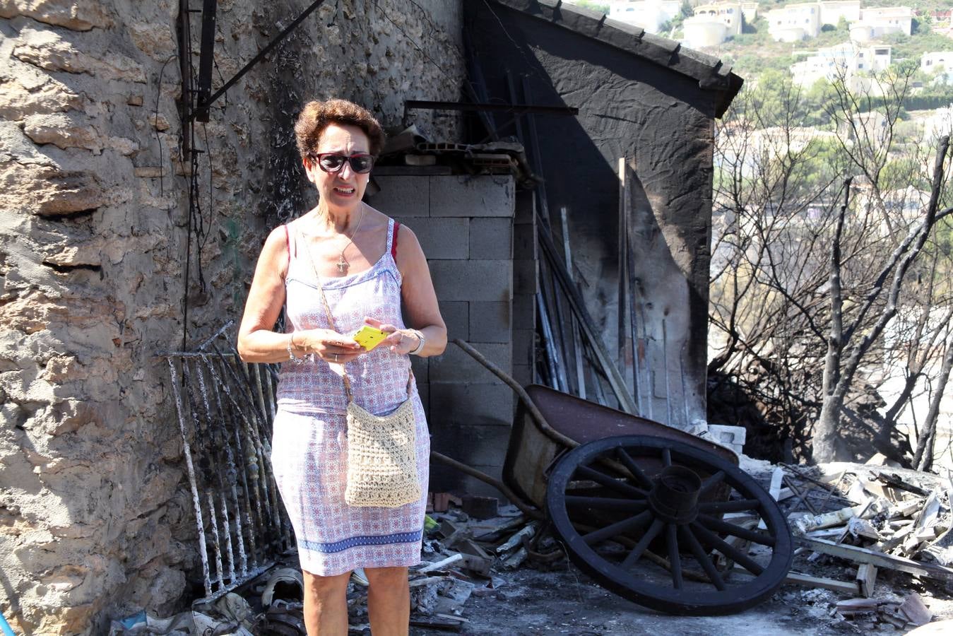 Fotos del incendio de la Granadella, en Xàbia y Benitatxell