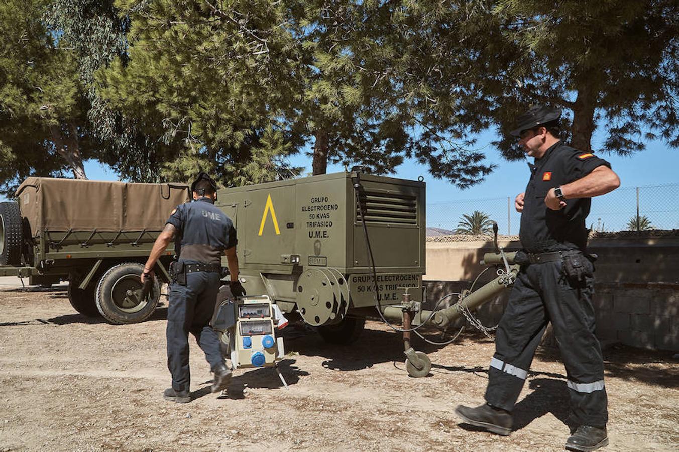 La UME despliega 300 efectivos para hacer practicas en la Vega