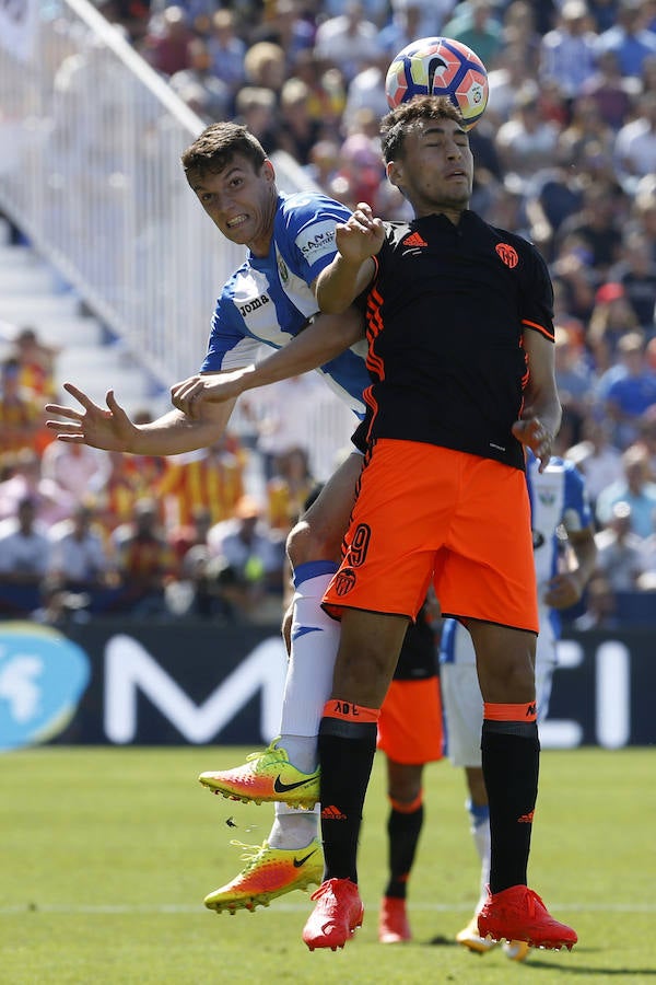 Las fotos de la victoria del Valencia en Butarque ante el Leganés (1-2)