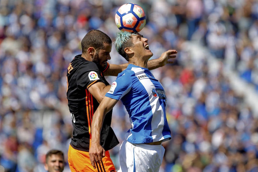 Las fotos de la victoria del Valencia en Butarque ante el Leganés (1-2)