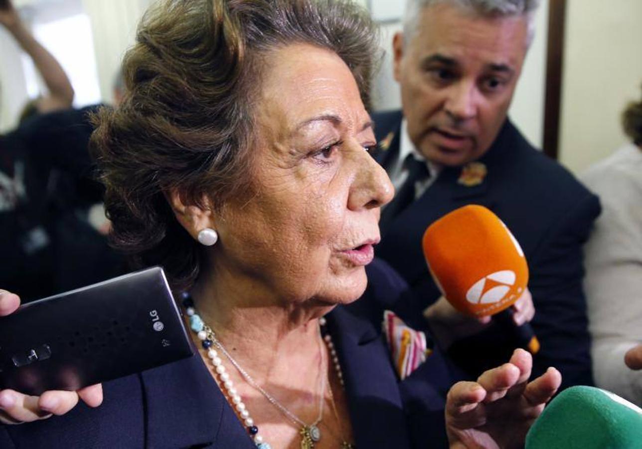 Rita Barberá se estrena en el Senado en el Grupo Mixto