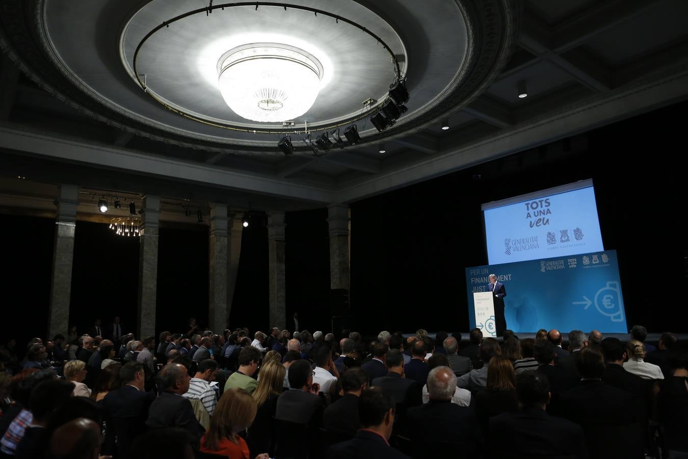 Acto para reivindicar una financiación justa para la Comunitat Valenciana