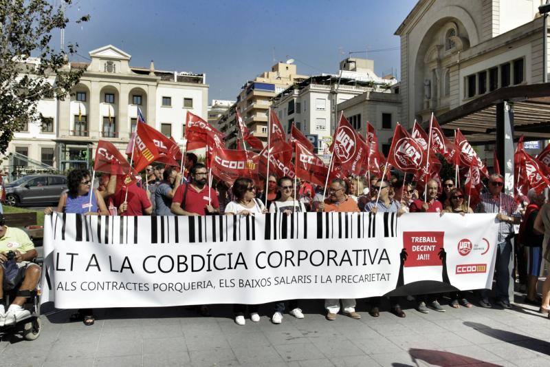 Concentración en el Día del Trabajo Decente