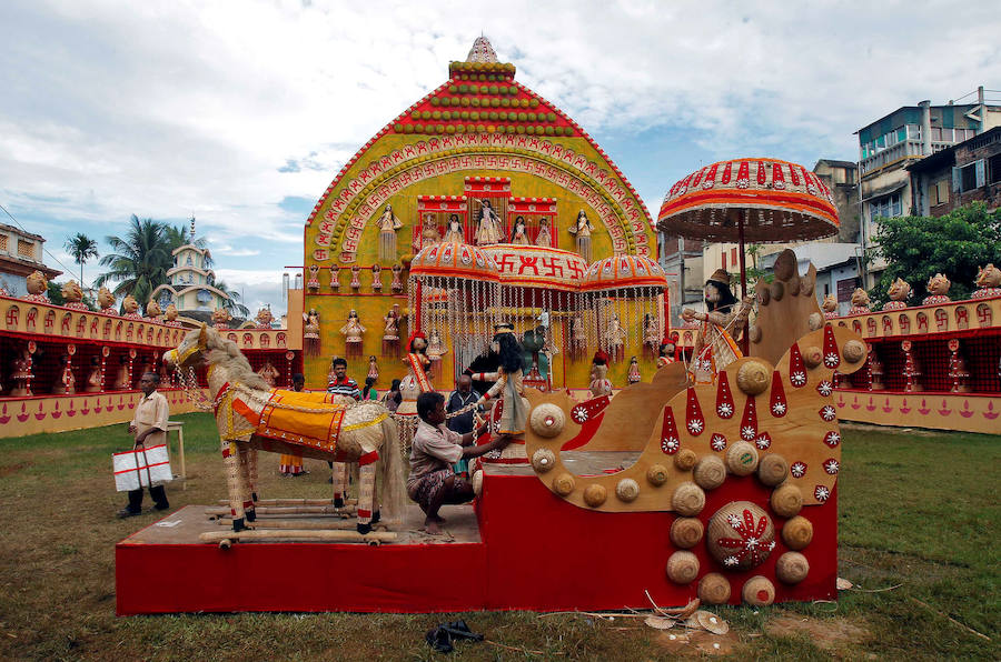 Durga Puja, una de las celebraciones más exóticas y multitudinarias de la India