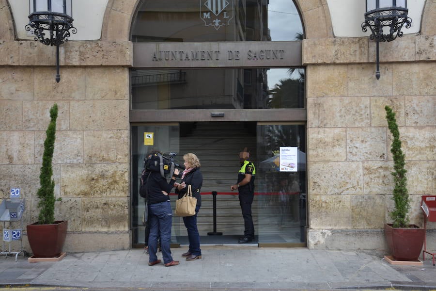 Registran el ayuntamiento de Sagunto en una operación contra la corrupción urbanística