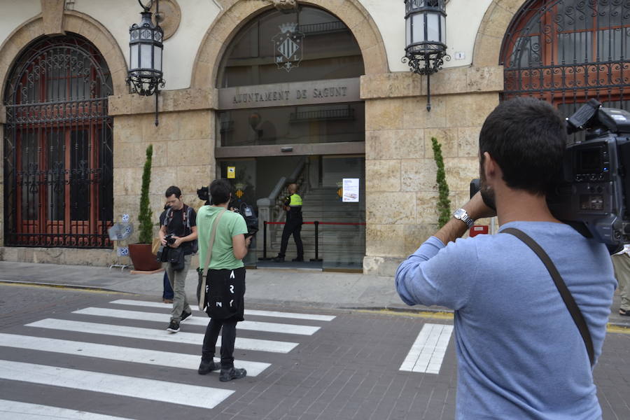 Registran el ayuntamiento de Sagunto en una operación contra la corrupción urbanística