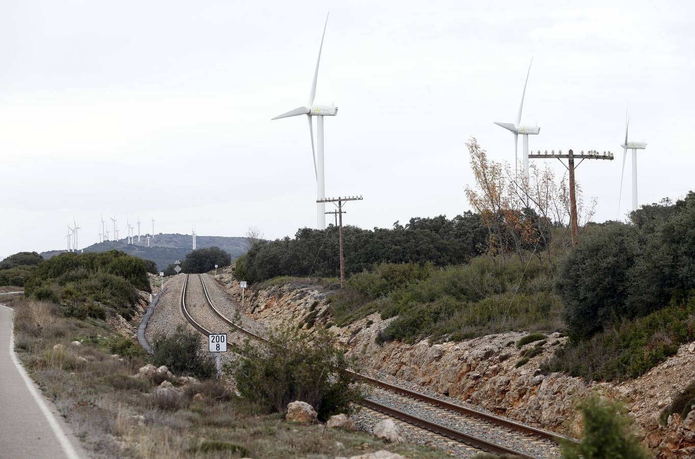 Fotos de la línea de tren Valencia-Zaragoza