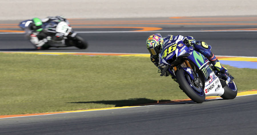 Primera sesión de entrenamientos libres de Moto GP en Cheste