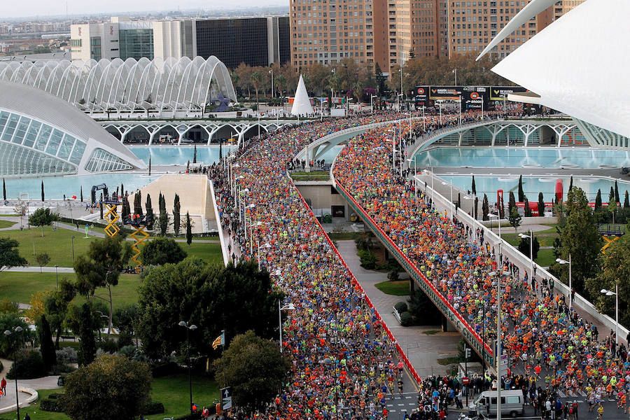 Imágenes del Maratón de Valencia