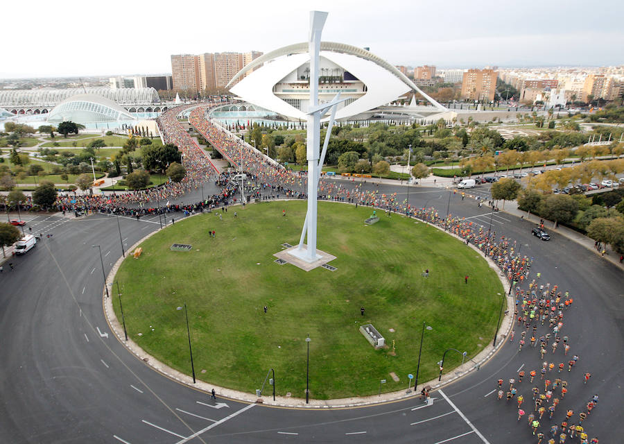 Imágenes del Maratón de Valencia