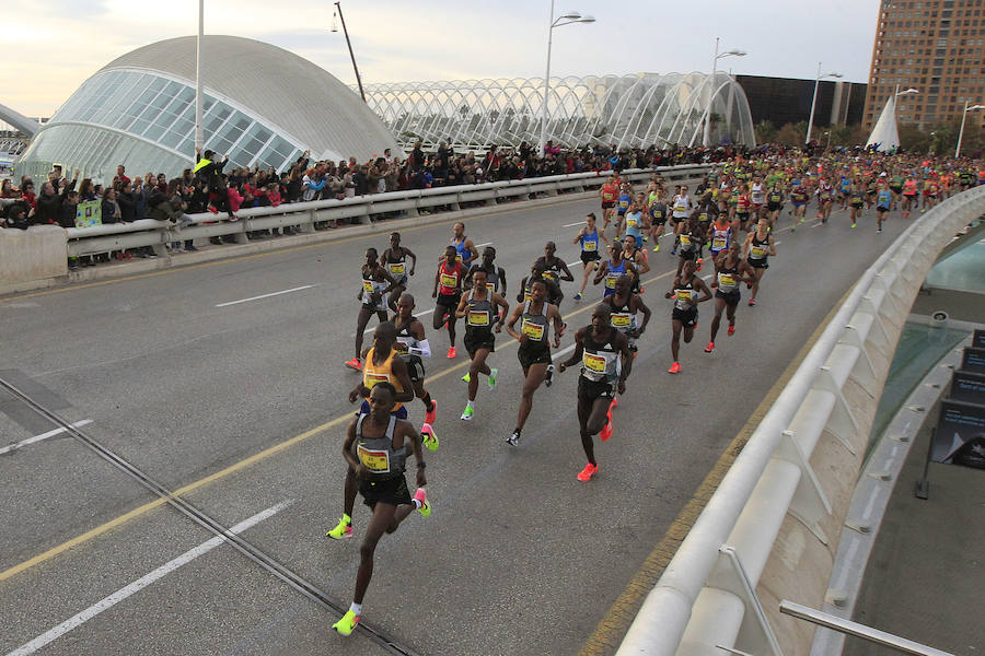 Imágenes del Maratón de Valencia