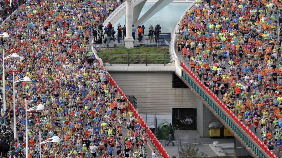 Imágenes del Maratón de Valencia