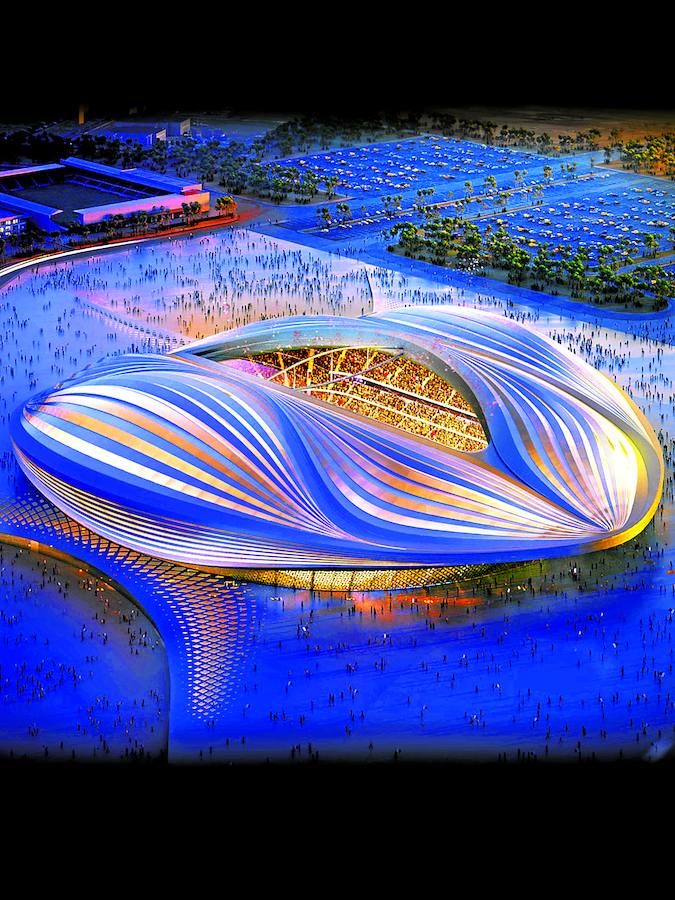 El estudio de la desaparecida Zaha Hadid firma el futuro estadio Al Wahkra, en Qatar