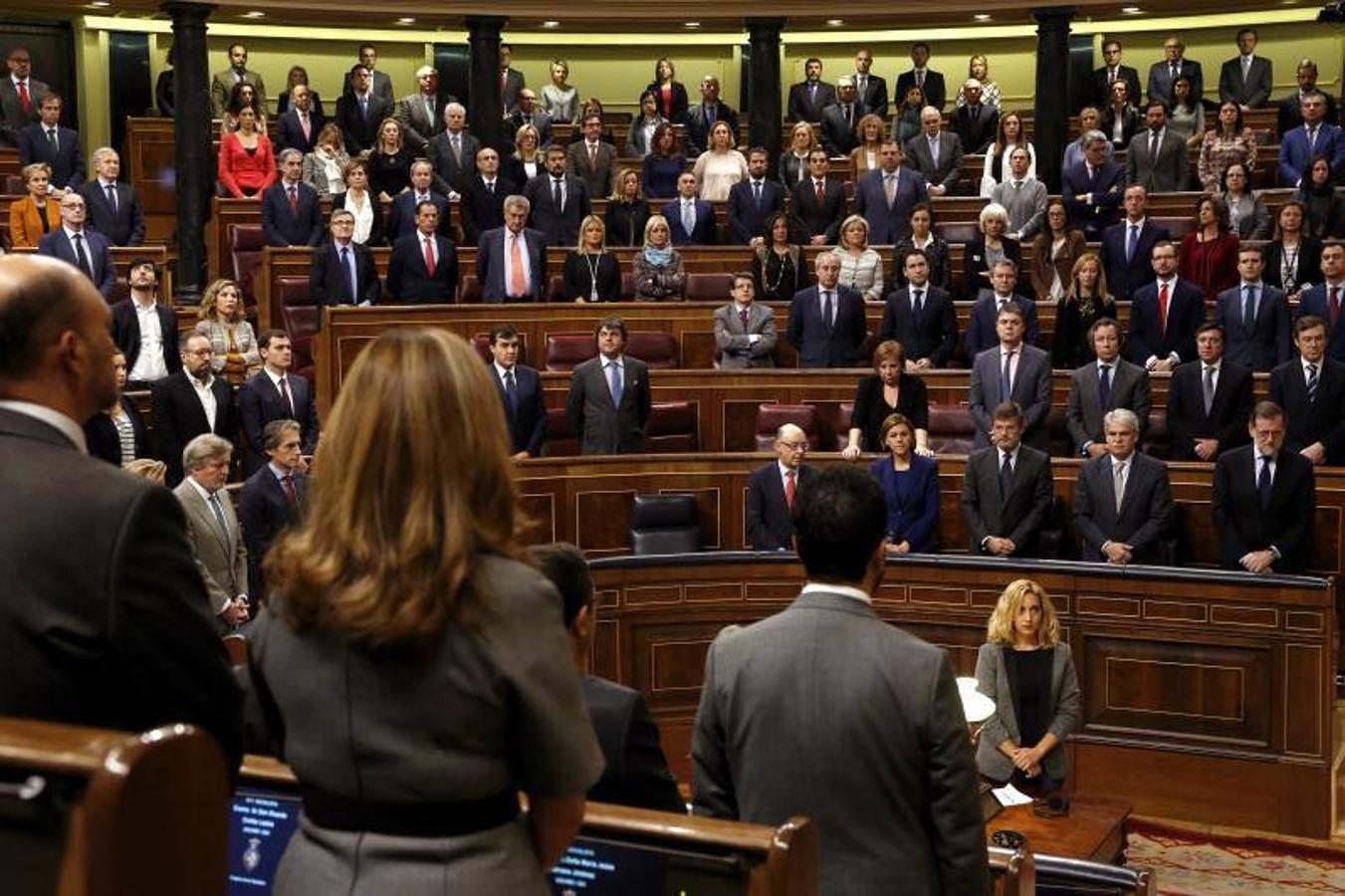 Minuto de silencio en el Congreso por la muerte de Rita Barberá