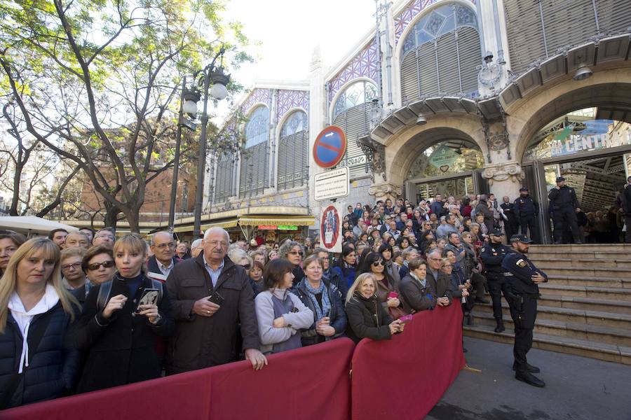 Fotos de la visita de los Reyes al Mercado Central de Valencia