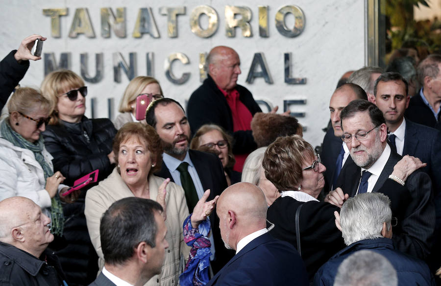 Fotos del funeral de Rita Barberá en el Tanatorio de Valencia