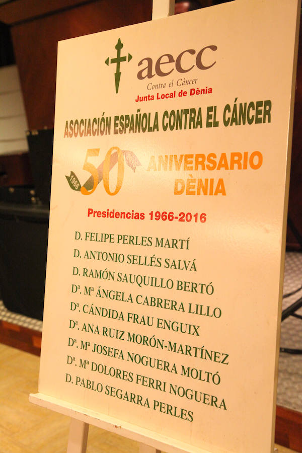 Fotos de la gala del 50 aniversario de Aecc de Dénia