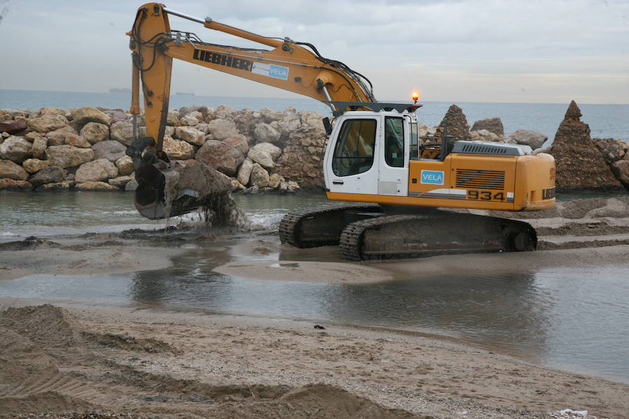 Fotos del temporal en el Saler