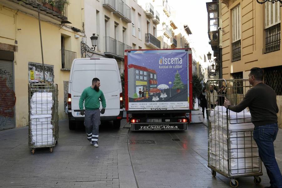 Fotos de los bolardos retirados