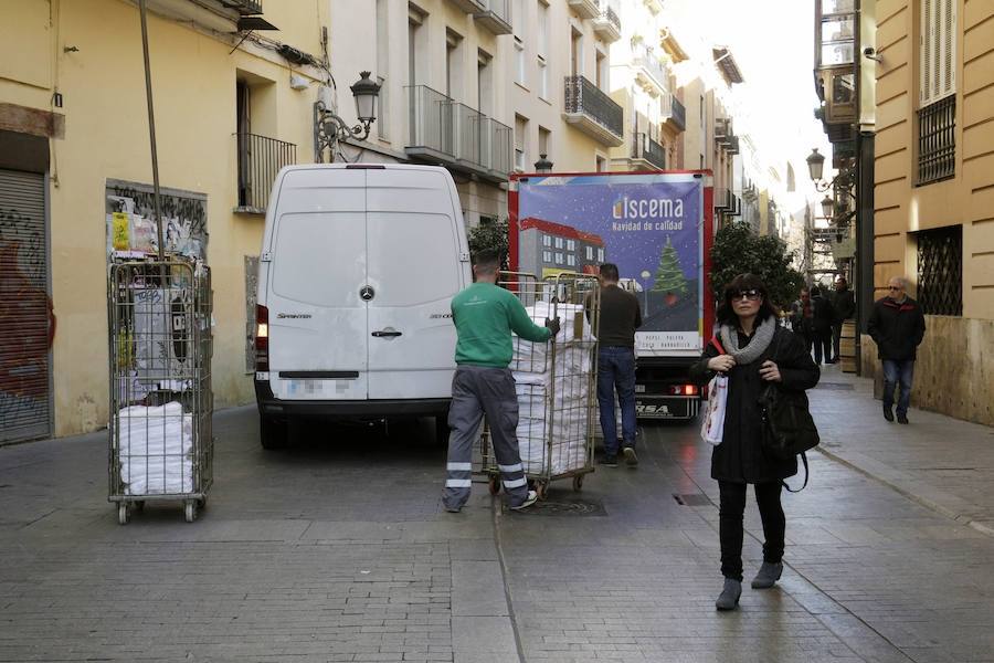 Fotos de los bolardos retirados