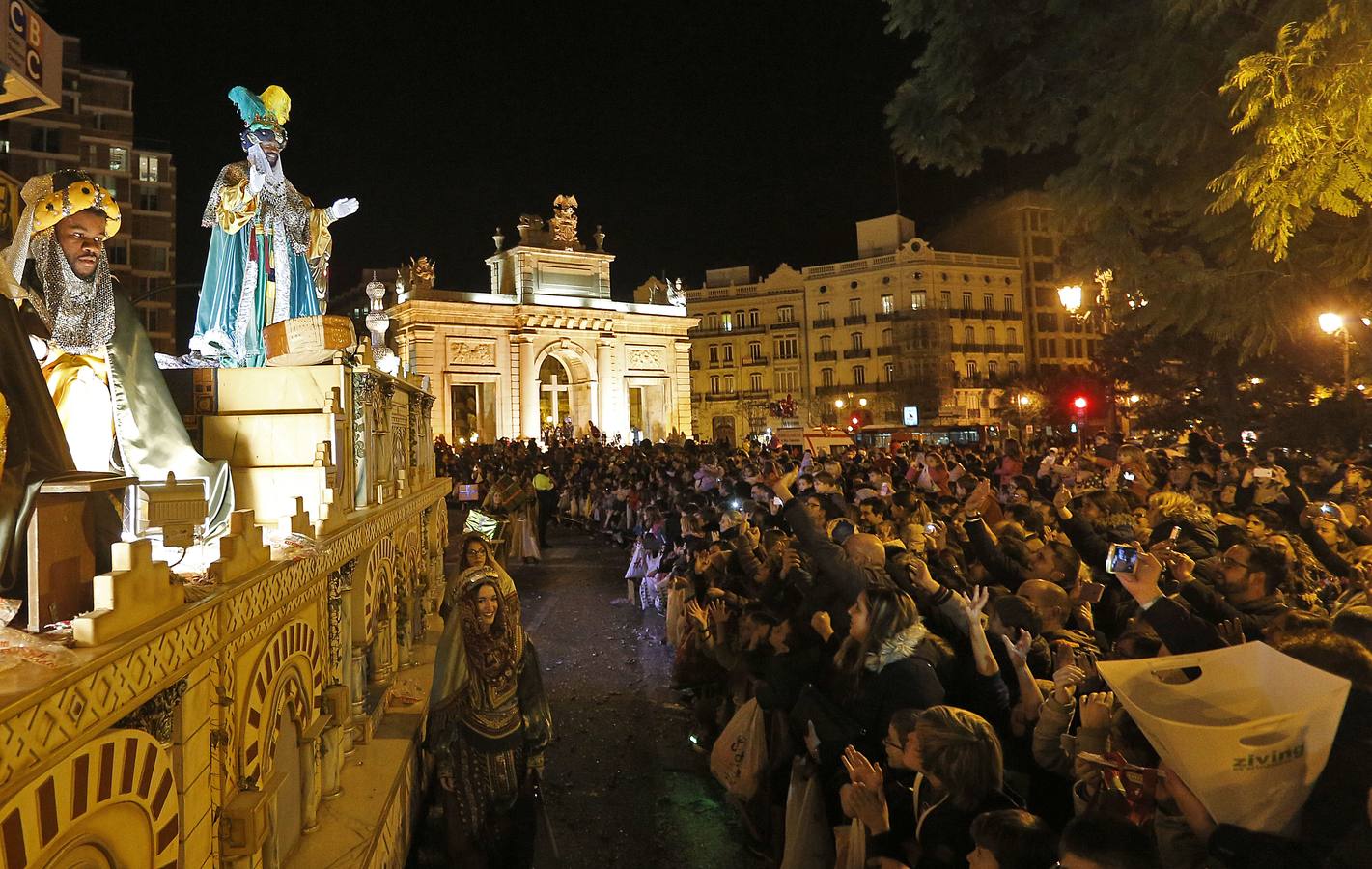 Fotos de la Cabalgata de Reyes de Valencia 2007