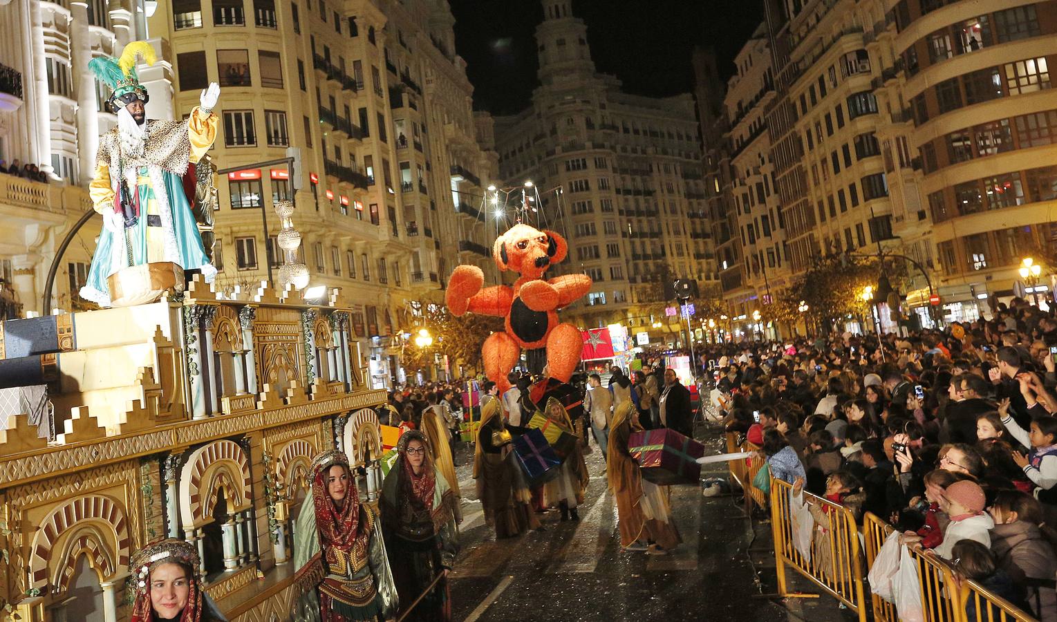 Fotos de la Cabalgata de Reyes de Valencia 2007