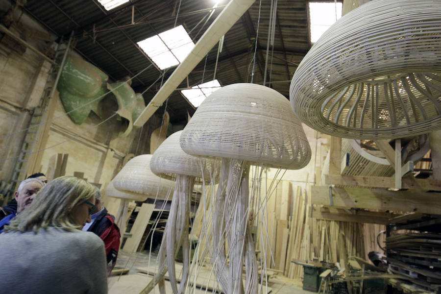 Medusas para el stand de l&#039;Oceanogràfic en Fitur