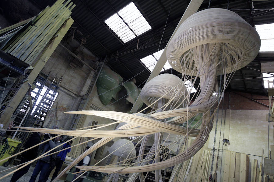 Medusas para el stand de l&#039;Oceanogràfic en Fitur