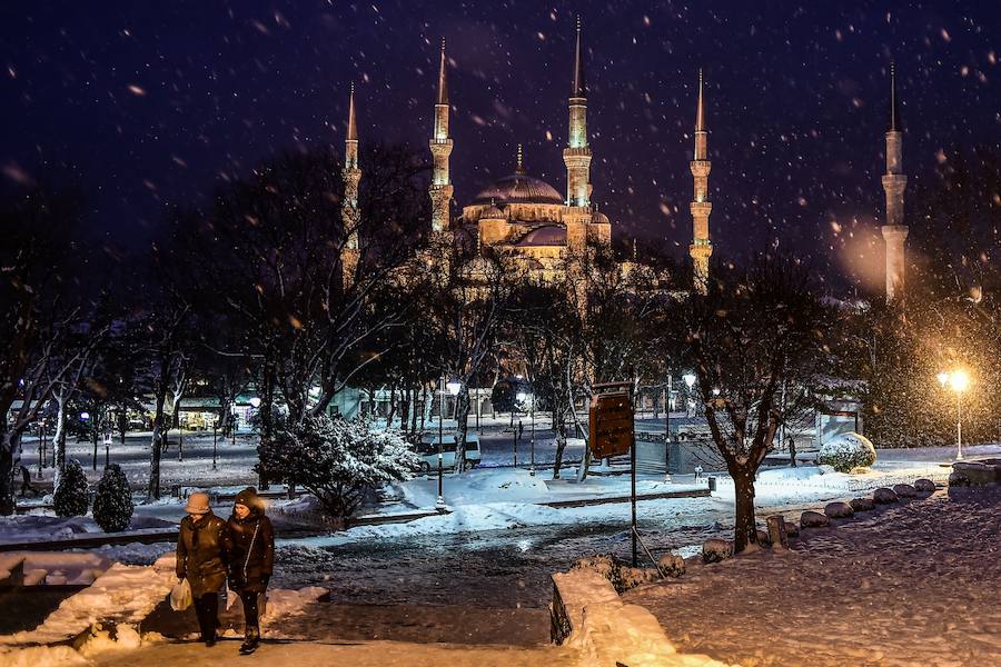 Fotos del Temporal en Estambul