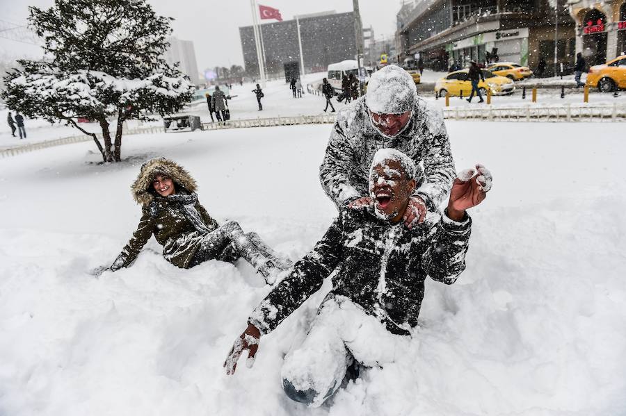 Fotos del Temporal en Estambul