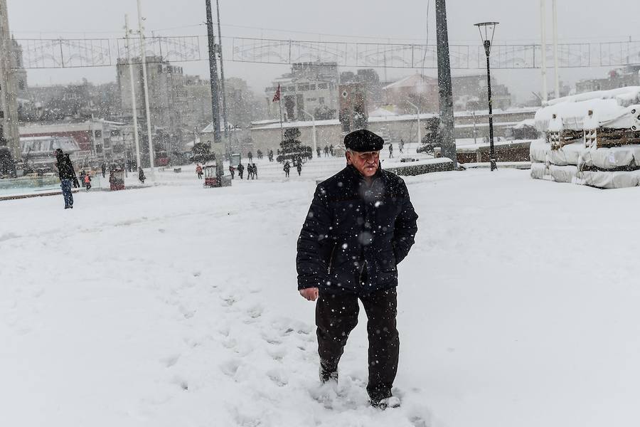 Fotos del Temporal en Estambul