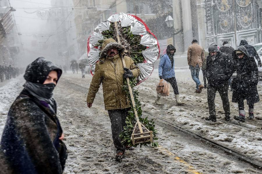 Fotos del Temporal en Estambul