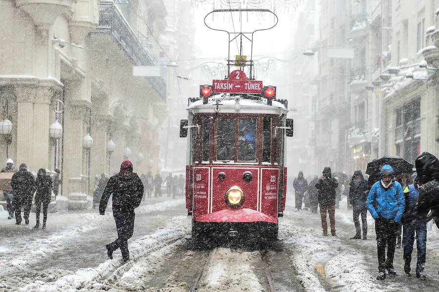 Fotos del Temporal en Estambul