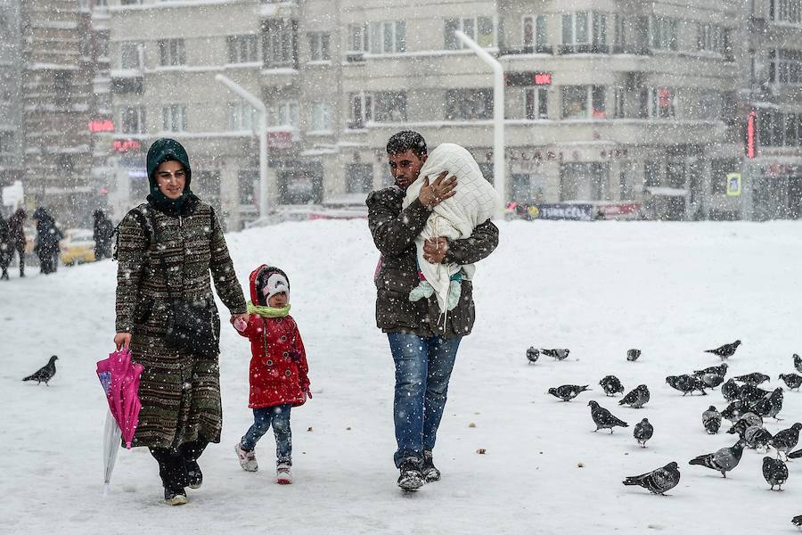 Fotos del Temporal en Estambul