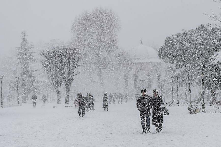 Fotos del Temporal en Estambul