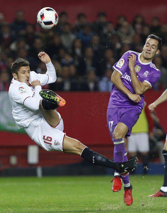 El Sevilla-Real Madrid, en imágenes