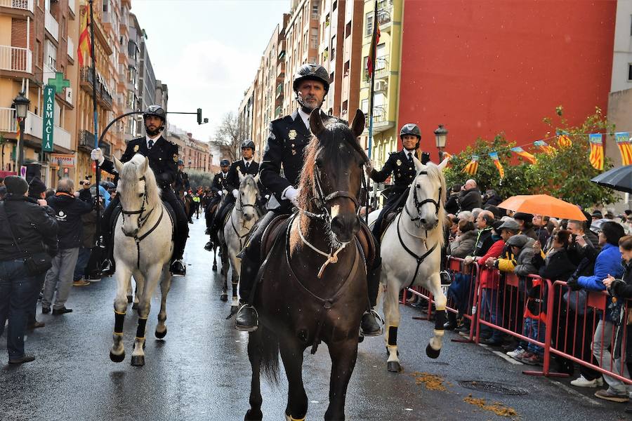 Fotos de la bendición de animales en Valencia durante la procesión de San Antonio Abad