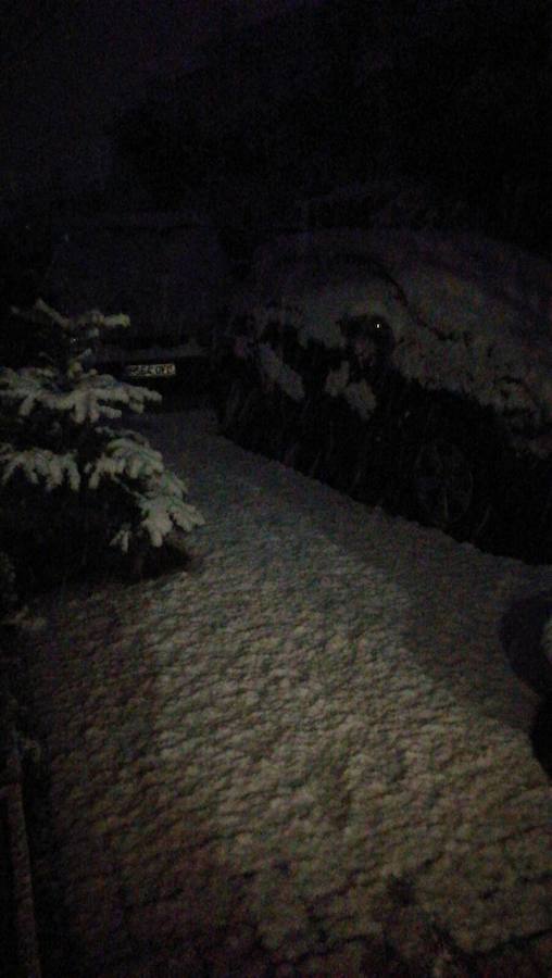 Nieva en Dénia y Xàbia al nivel del mar