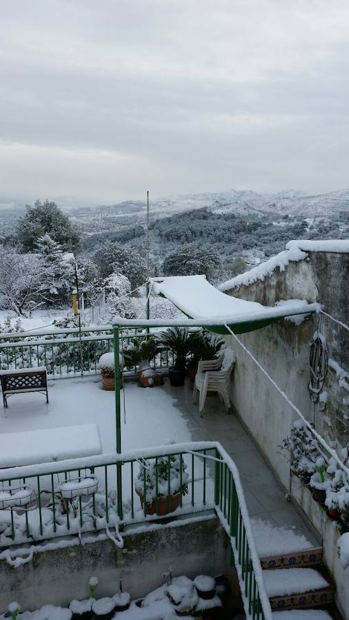 Fotos de la nevada en Vall de Laguar