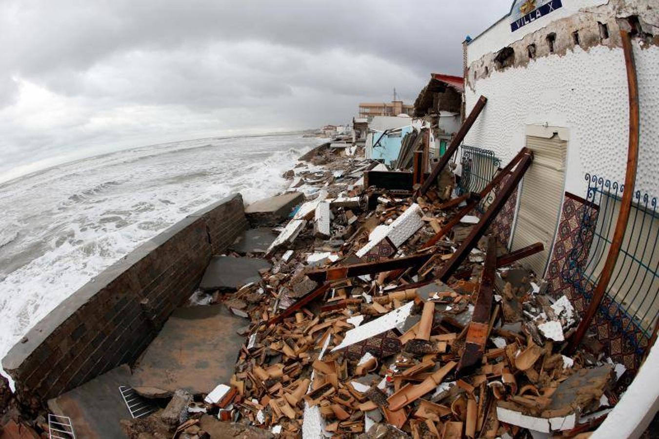 Temporal en Xàbia y Dénia en enero