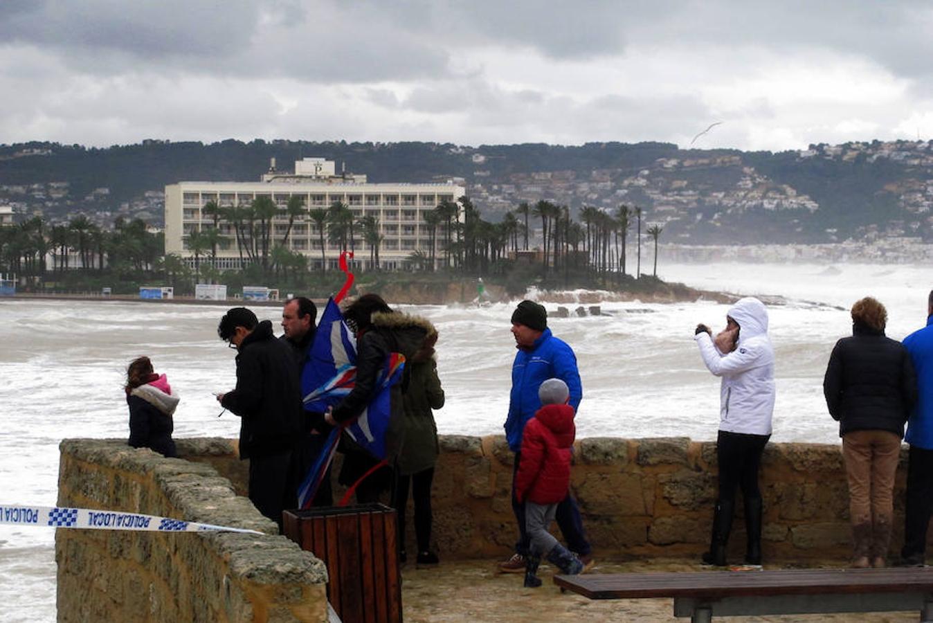 Temporal en Xàbia y Dénia en enero