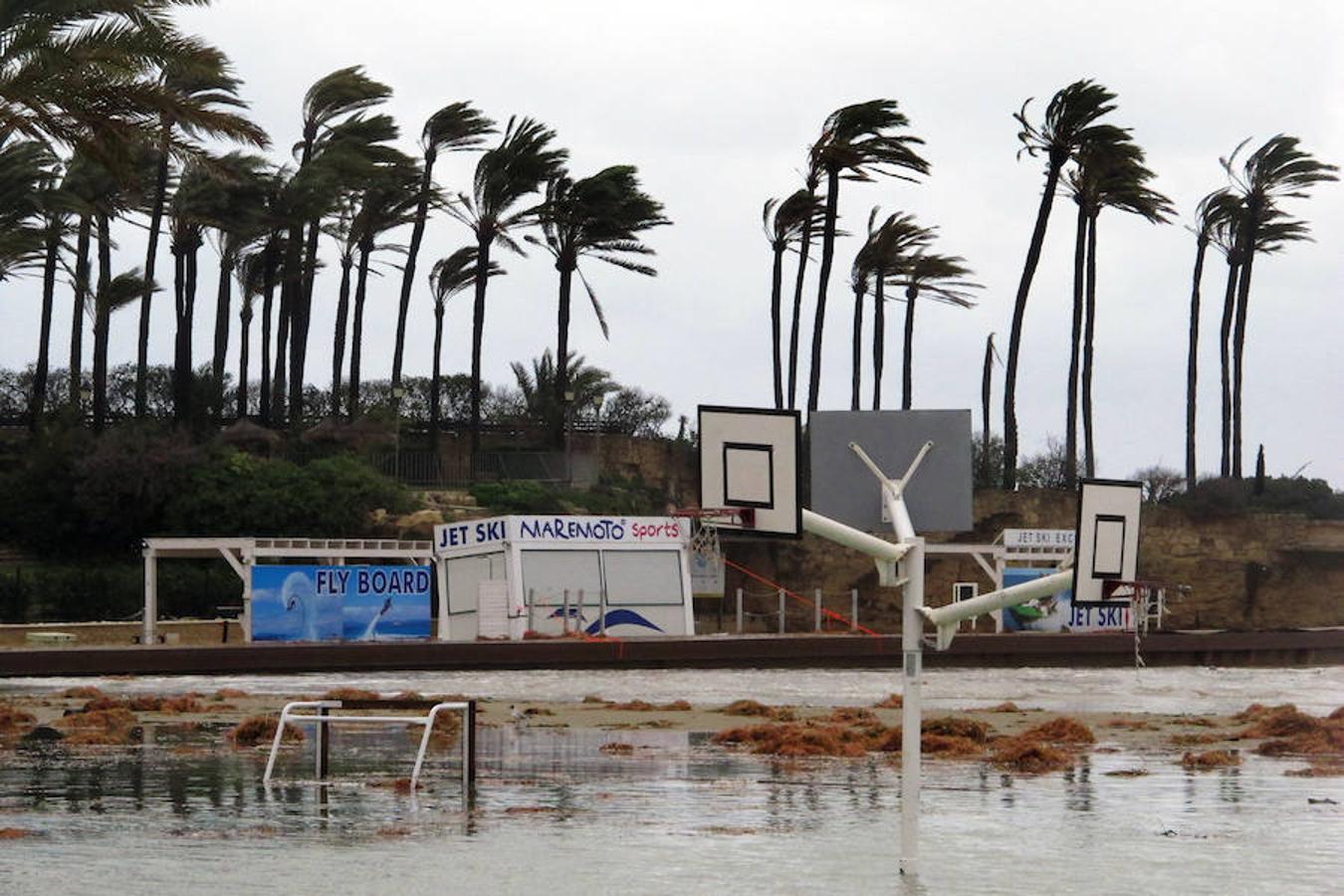 Temporal en Xàbia y Dénia en enero