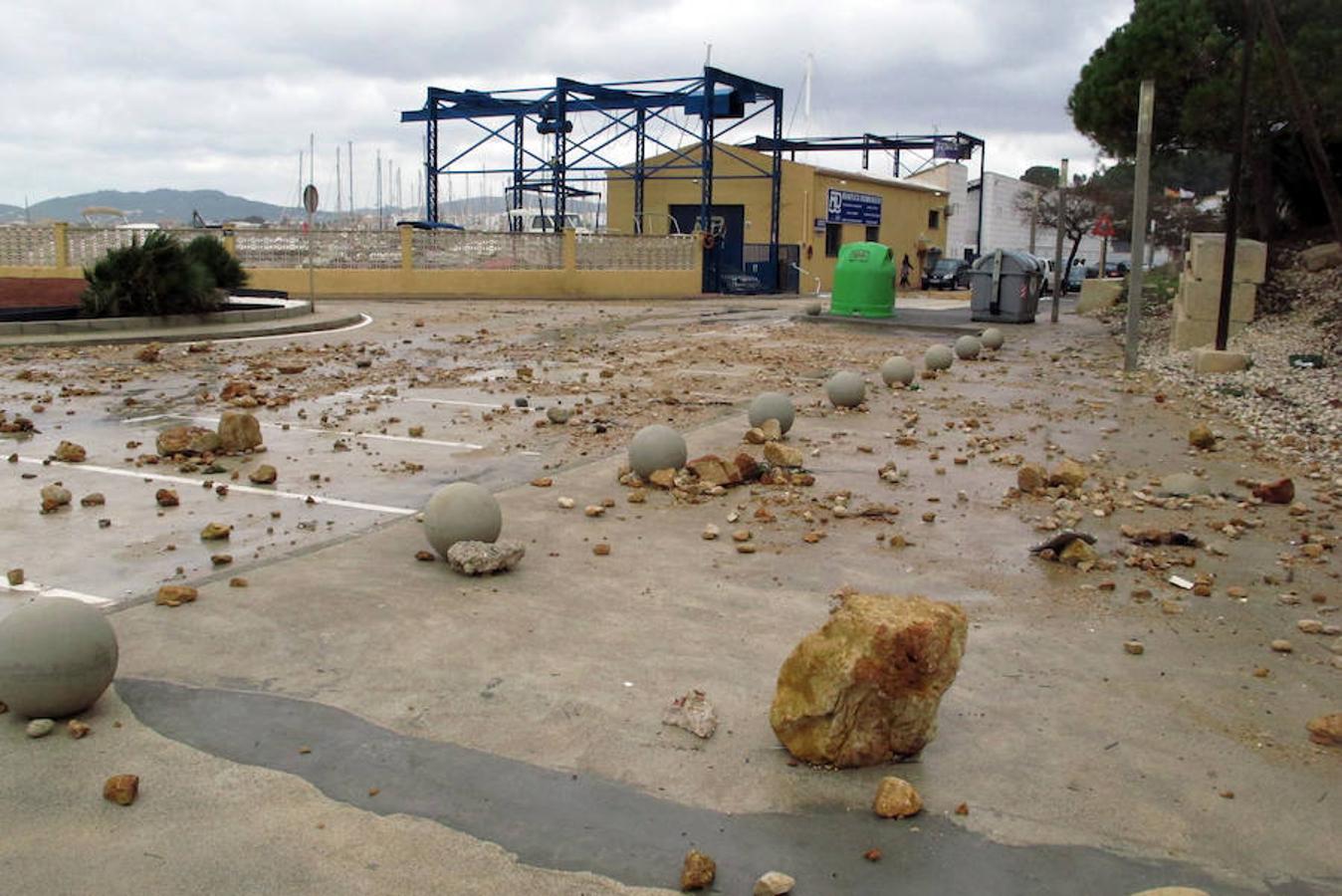 Temporal en Xàbia y Dénia en enero