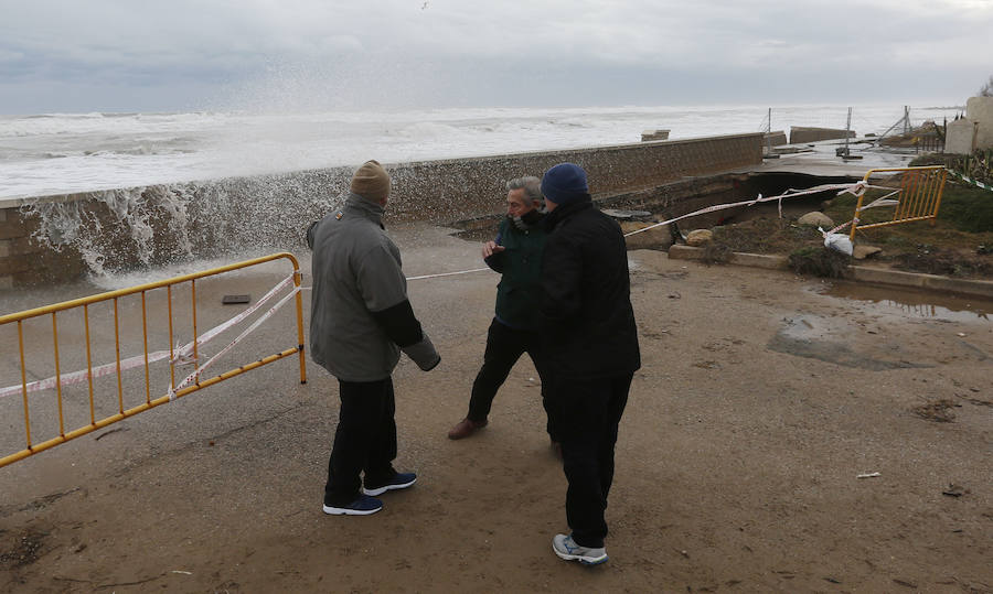 Fotos de El Saler y Pinedo durante el temporal