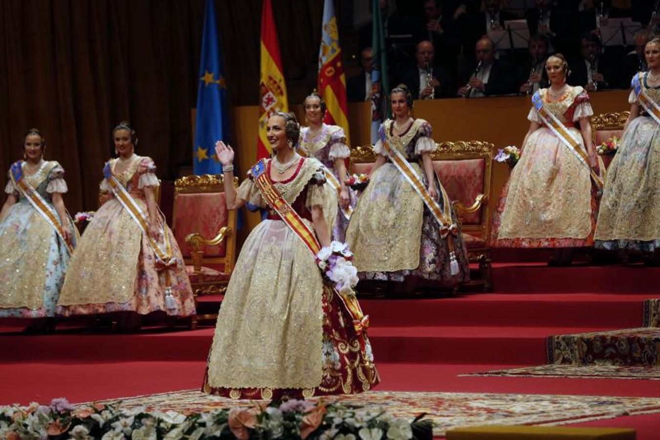 Fotos de la exaltación de la fallera mayor de Valencia, Raquel Alario