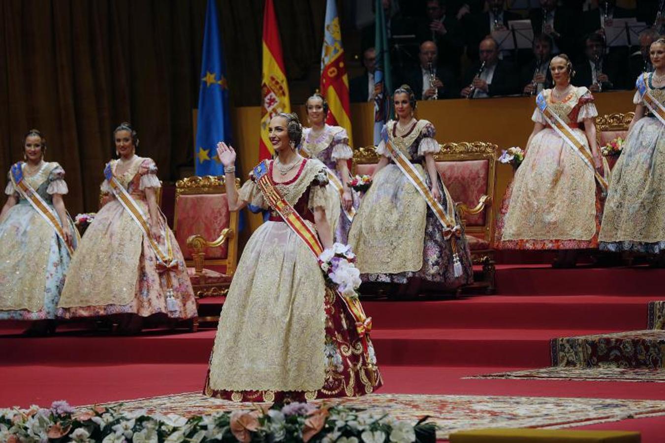 Fotos de la exaltación de la fallera mayor de Valencia, Raquel Alario